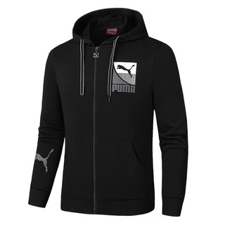 Áo Khoác Puma Dệt Kim Phối Khóa Kéo Thời Trang Cho Cặp Đôi