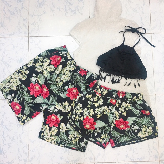 Set quần đôi đi biển