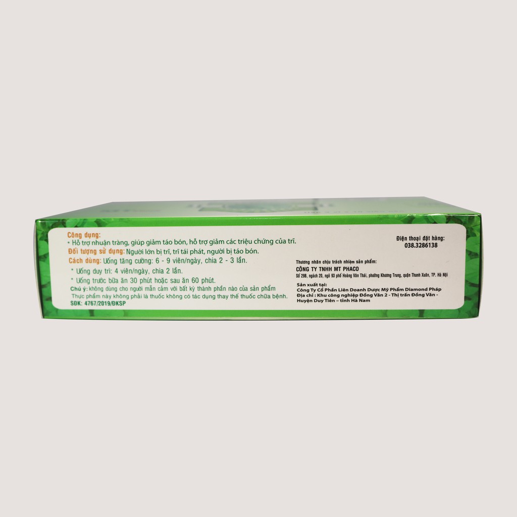 Diếp Cá Vương Hộp 30 Viên Giúp Nhuận Tràng Hỗ Trợ Giảm Các Triệu Chứng Của Trĩ | BigBuy360 - bigbuy360.vn