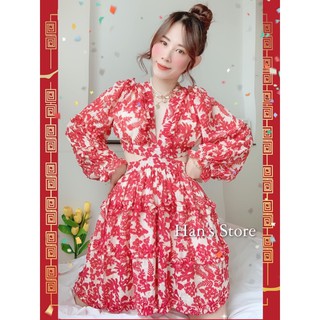 ĐẦM HOA KHOÉT EO