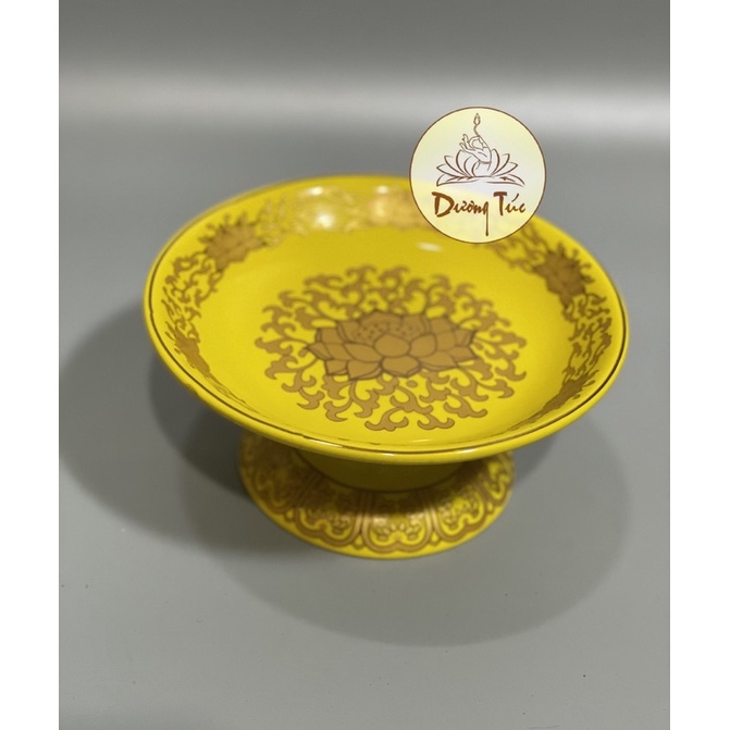 Đĩa Trái Cây Thờ Cúng Bằng Gốm Sứ nhiều màu