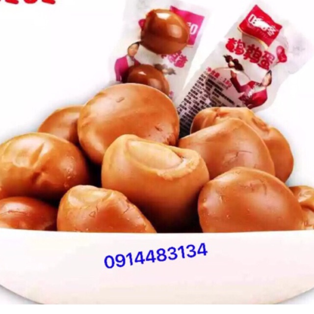 COMBO 5 GÓI TRỨNG CÚT MUỐI XÌ (1 gói 3 quả trứng)