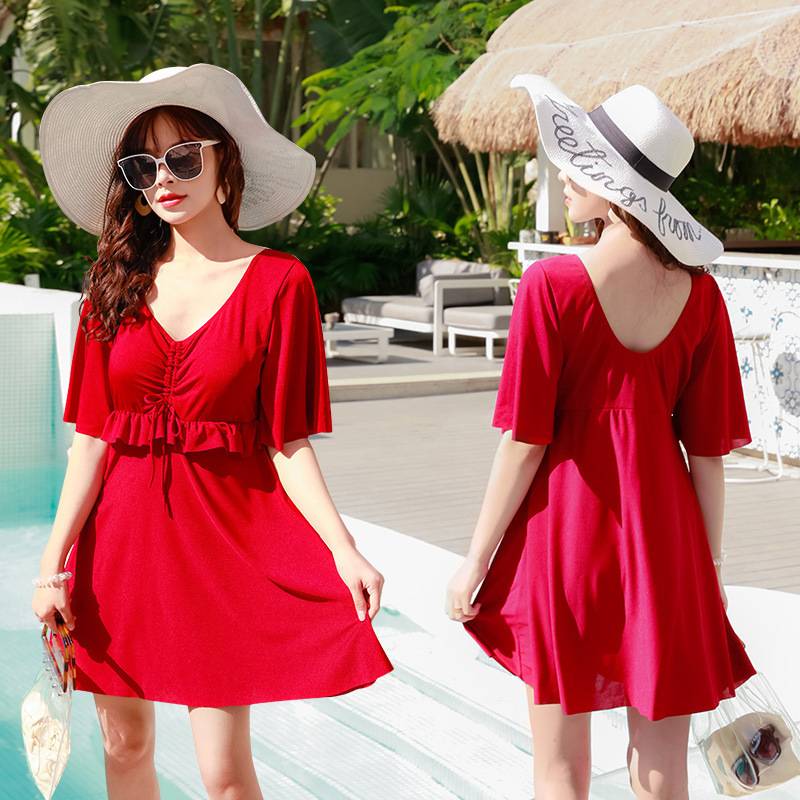 Tăng mã áo tắm Nữ Áo tắm lỏng lẻo Gián mỏng Bảo thủ Bãi biển MM Đồ bơi MM | BigBuy360 - bigbuy360.vn