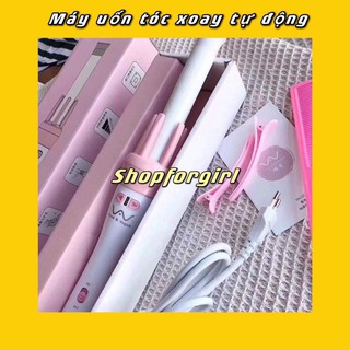 Máy uốn tóc xoay tự động 360 làm xoăn tóc-shopforgirl