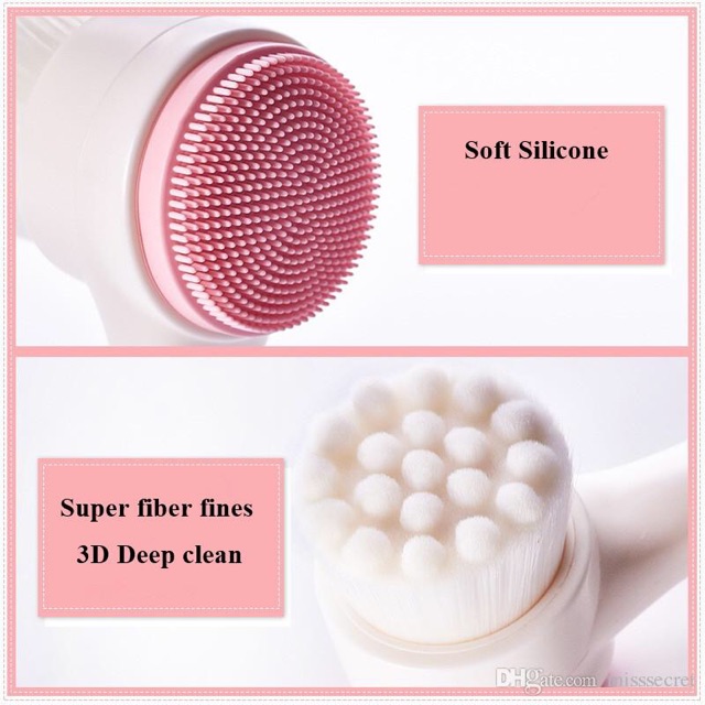 Cọ rửa mặt Hàn Quốc - 3D Dual Cleansing Brush. | BigBuy360 - bigbuy360.vn