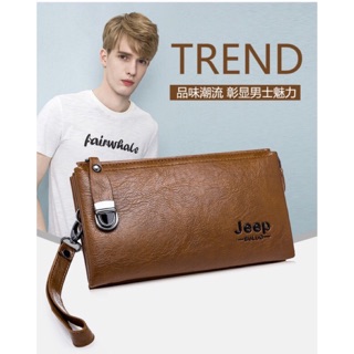Ví da nam cầm tay - ví clutch j3