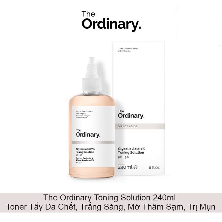 Toner tẩy da chết The Ordinary Glycolic Acid 7% Toning Solution 240ml