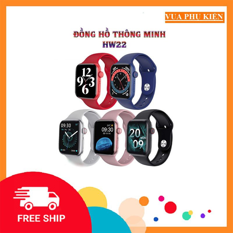 Đồng hồ thông minh HW22 Pro Smartwatch Premium Series 6 bản nâng cấp của HW12/HW16/HW22/M16 Plus chống nước, giá rẻ nhất