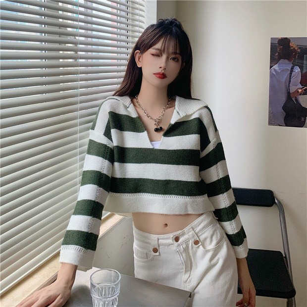 ÁO LEN SỌC MÀU DỄ THƯƠNG