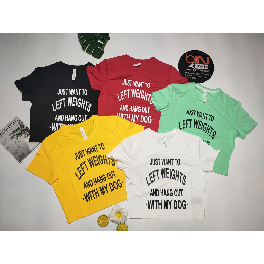 Aó croptop nữ, áo tập yoga, gym, aerobic thể thao Bin Sports A119