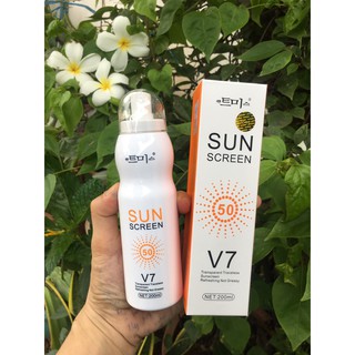 Xịt chống nắng hàn quốc sun screen v7(mã 88 mã hàn)