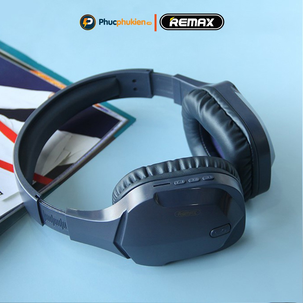 Tai nghe gaming chụp tai bluetooth 5.0 chính hãng Remax 750HB dễ dàng kết nối với điện thoại máy tính PC Phúc Phụ Kiện
