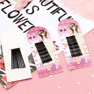 Set 10 kẹp tăm kẹp tóc màu đen
