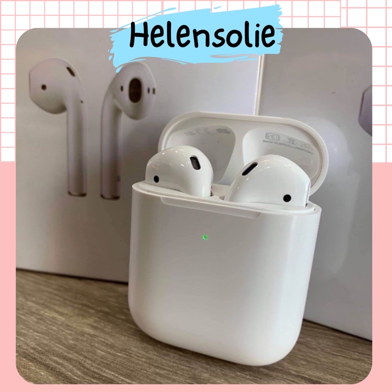 Tai Nghe Bluetooth ap2 Phiên Bản Chất Lượng Định Vị Đổi Tên Cảm Ứng Pin 4h Âm Thanh Hay Kết Nối Mọi Dòng Máy
