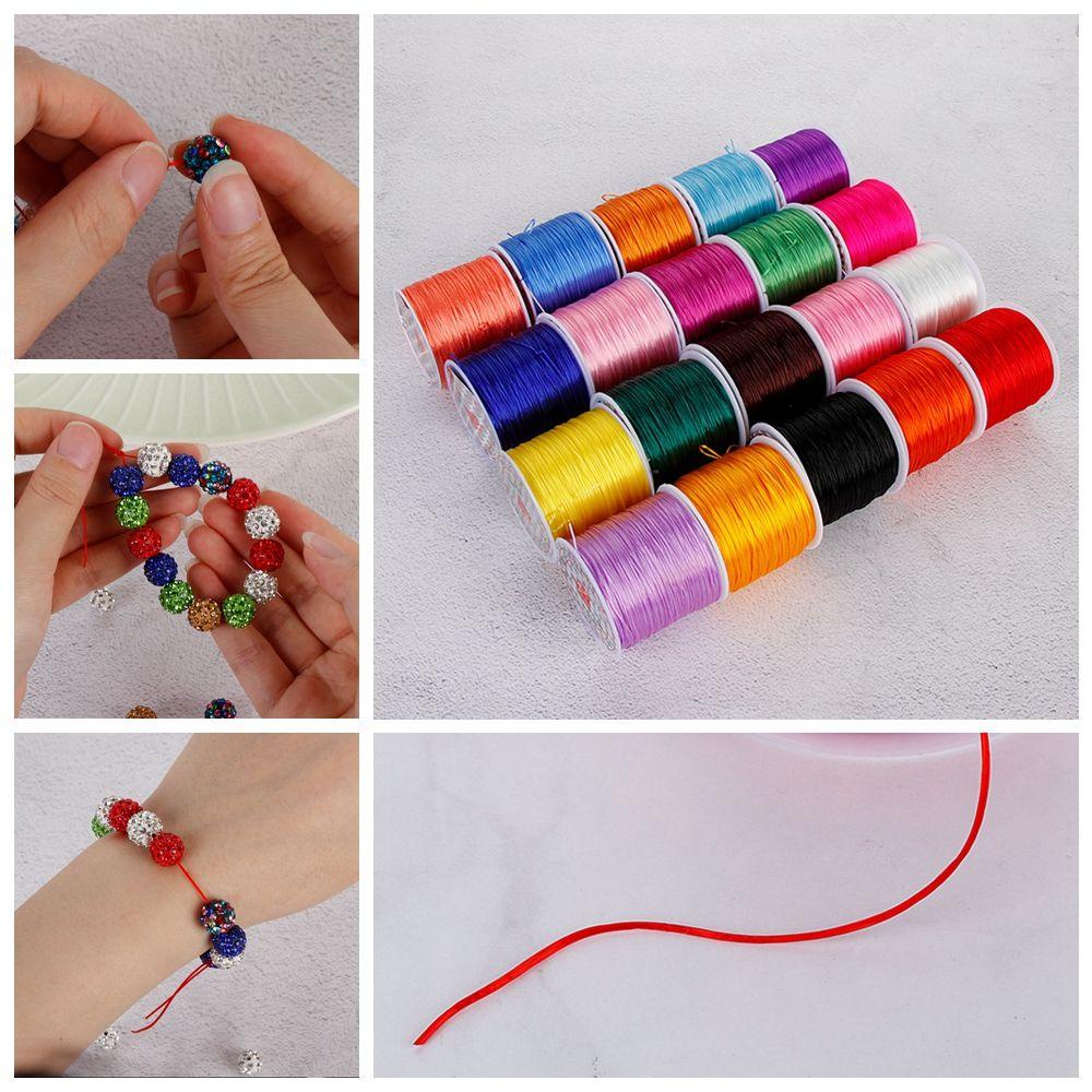 MIH Cuộn Dây Cước Co Dãn Nhiều Màu Sắc 1mm 10m / 60m