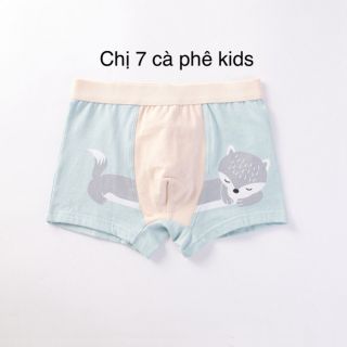 set 4 quần sịp bé trai đủ size 7-45kg