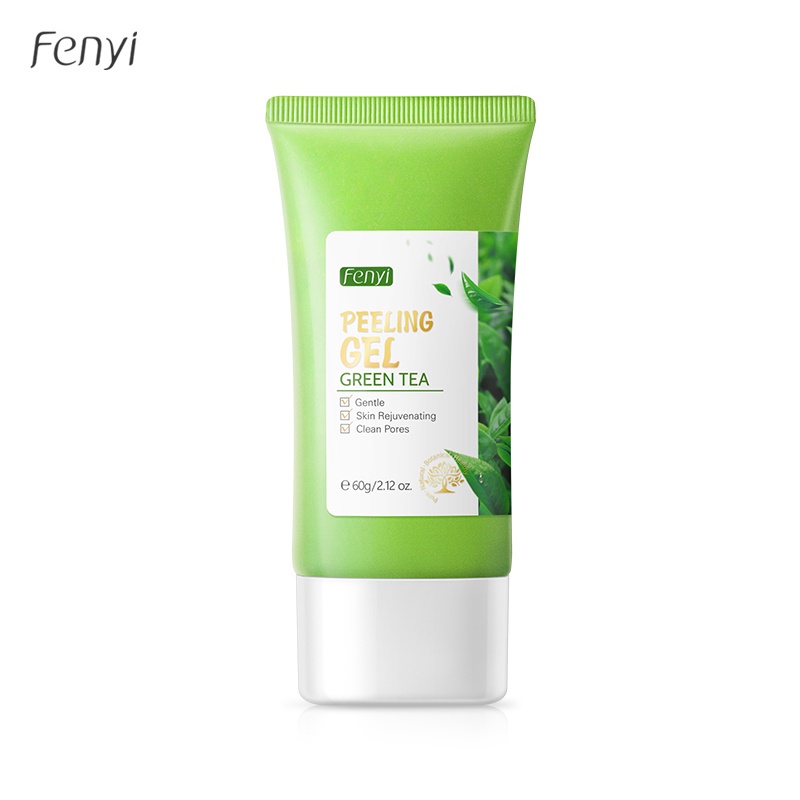 Gel Tẩy Tế Bào Chết Fenyi  Chính Hãng 60g, Chiết Xuất Tinh Chất Trà Xanh Tẩy Mụn Đầu Đen Se Khít Lỗ Chân Lông Hiệu Quả