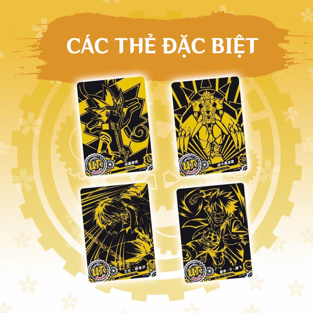 [BẢN ĐẶC BIỆT] Set 5 ảnh thẻ nhân phẩm GOD ngẫu nhiên Anime Sword Art Online,Re:Zero,Bleach, Fate, Yu-Gi-Oh!, Fairy Tail