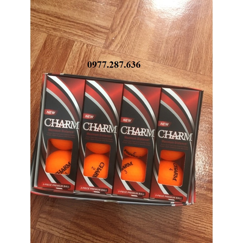 Bóng golf Charm nhập khẩu chính hãng từ Canada 1 Hộp 12 quả BB004