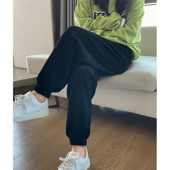 Quần Jogger Nữ  Doris.1996, Quần Jogger Vải Nỉ Nhung Mềm Mịn, Miễn Phí Đổi Trả 7 Ngày DR0116