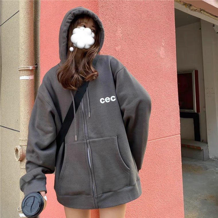 Áo Khoác Nỉ Khóa Kéo In CEC KNN41, Áo Nỉ Hoodies Khóa Dáng Unisex Cao Cấp Chất Dày Ấm Áp | BigBuy360 - bigbuy360.vn