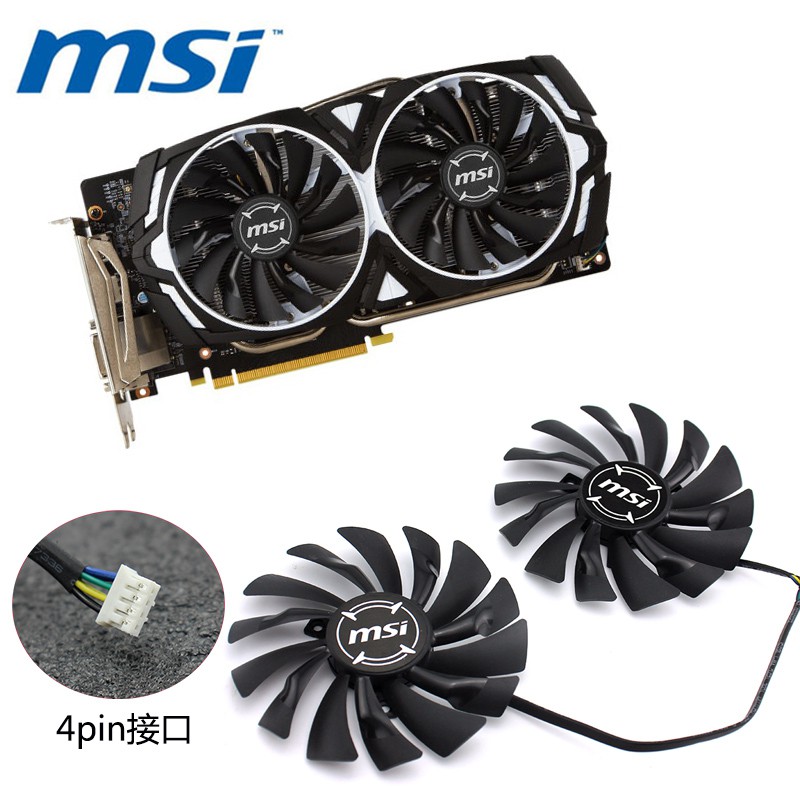 Quạt Tản Nhiệt Msi Gtx 1080ti / 1080 / 1070ti / 1070 / 1060 Rx580 / 570