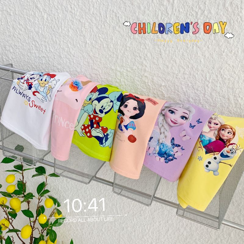 Áo cộc tay bé trai, bé gái đủ size 6-16kg hàng QUẢNG CHÂU CHỌN MÀU