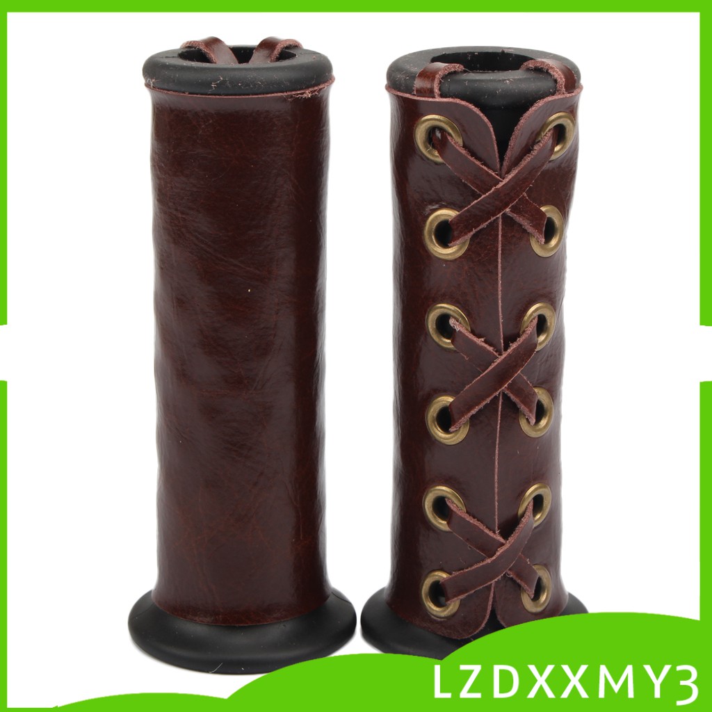 Bộ Bọc Tay Lái Xe Máy Bằng Da PU Có Đệm Rung Lzdxxmy3