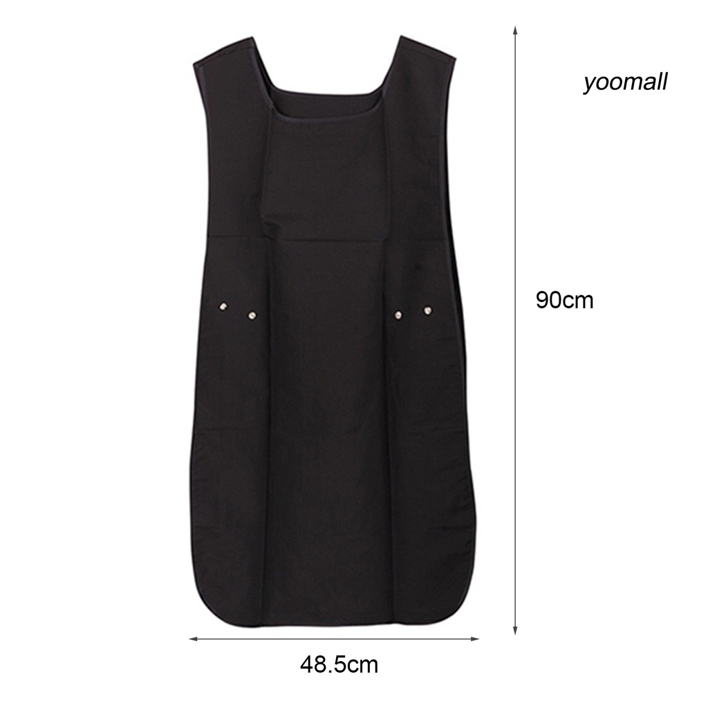 [Hàng mới về] Tạp Dề Cắt Tóc Màu Trơn Phía Trước Sau Lưng Mfgj Dành Cho Salon Làm Tóc