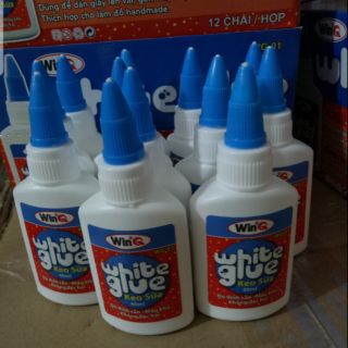 Sỉ 7 lốc keo sữa nhỏ đồ dùng học sinh vpp