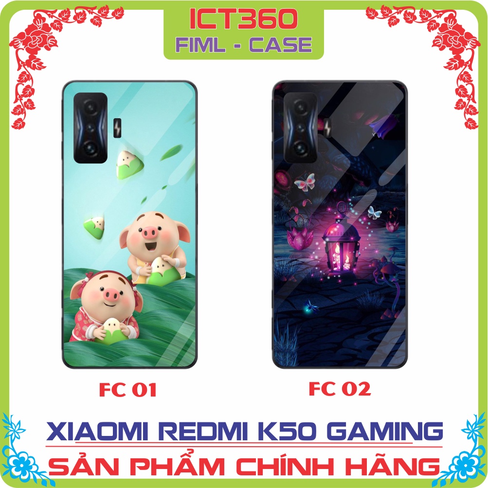 Ốp lưng kính Xiaomi Redmi K50 Gaming / Poco F4 GT - Nhận in ảnh theo yêu cầu