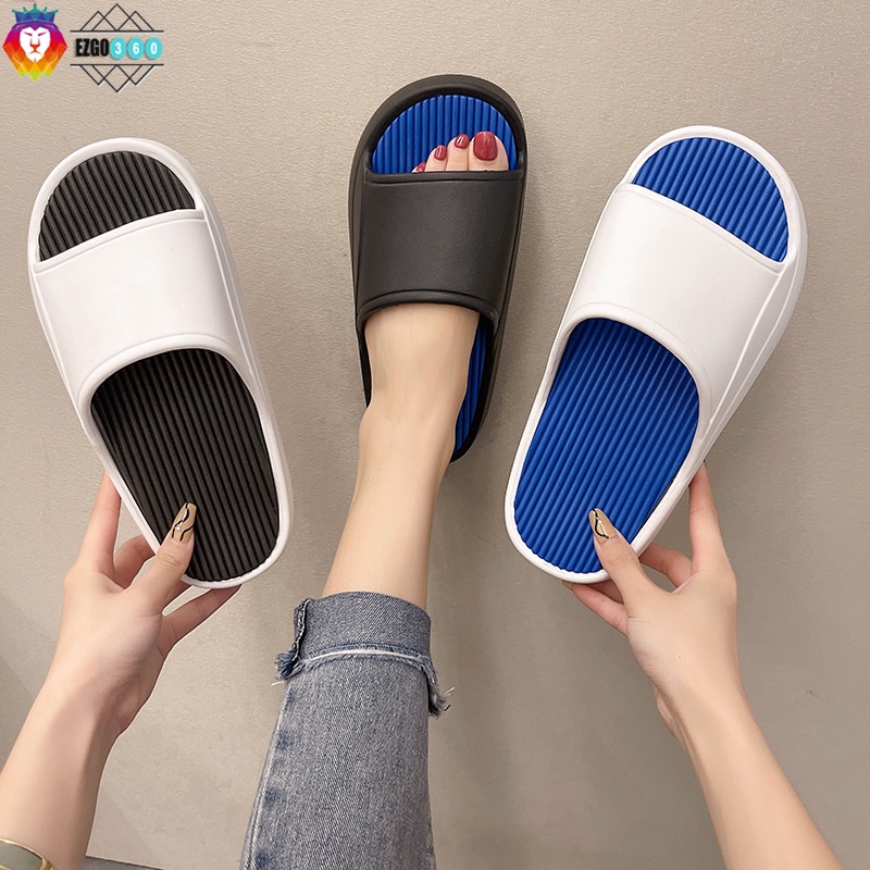 EVA foam open toe sandals 4cm thick anti-slip quick-drying 2021 for men/women to wear indoors and outdoors