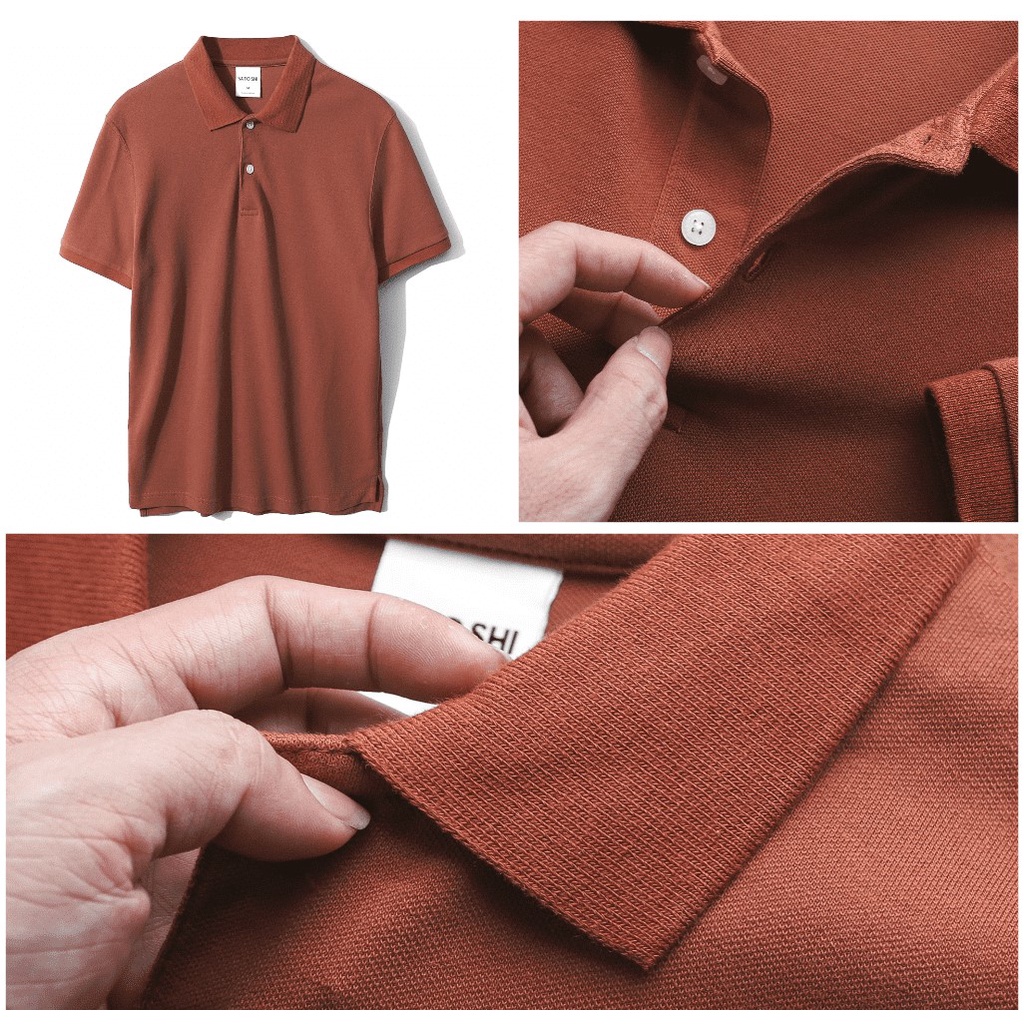 [Mã LTP50 giảm 50000 đơn 150000] Áo polo nam SATOSHI SAPL55 7màu basic chất Diamond pique | Hẻm Store | BigBuy360 - bigbuy360.vn