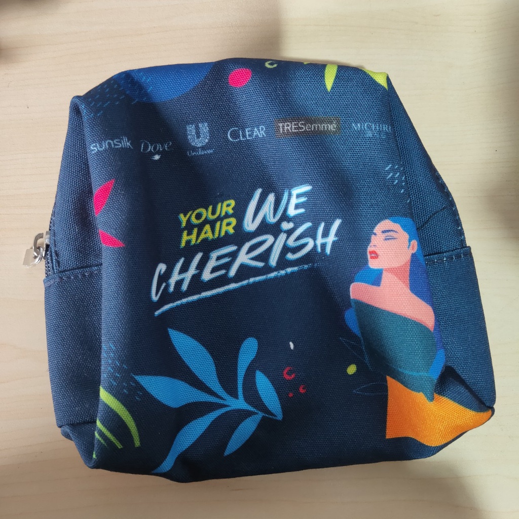 [HB GIFT] Túi mỹ phẩm Unilever (giao ngẫu nhiên túi vải canvas)