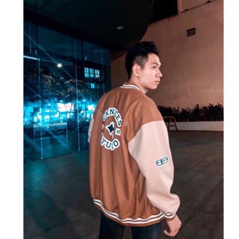 Áo Khoác BOMBER nỉ tăm nhung ♥️ màu Nâu/ Xám ( Hình thật của Shop 100% chất xịn dày form rộng chuẩn xịn giá Rẻ Cực )