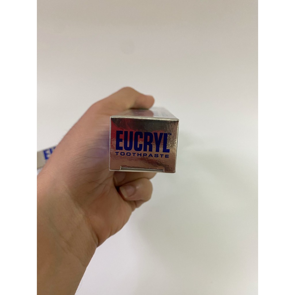 [Chính hãng] Kem đánh răng tẩy trắng răng Hương Bạc Hà Eucryl-UK