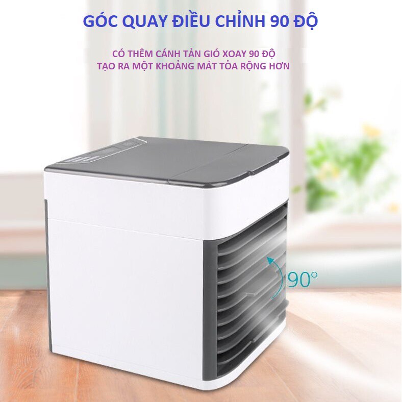 Quạt Đá Điều Hòa Hơi Nước Mini Để Bàn - Quạt tạo ẩm làm mát không khí