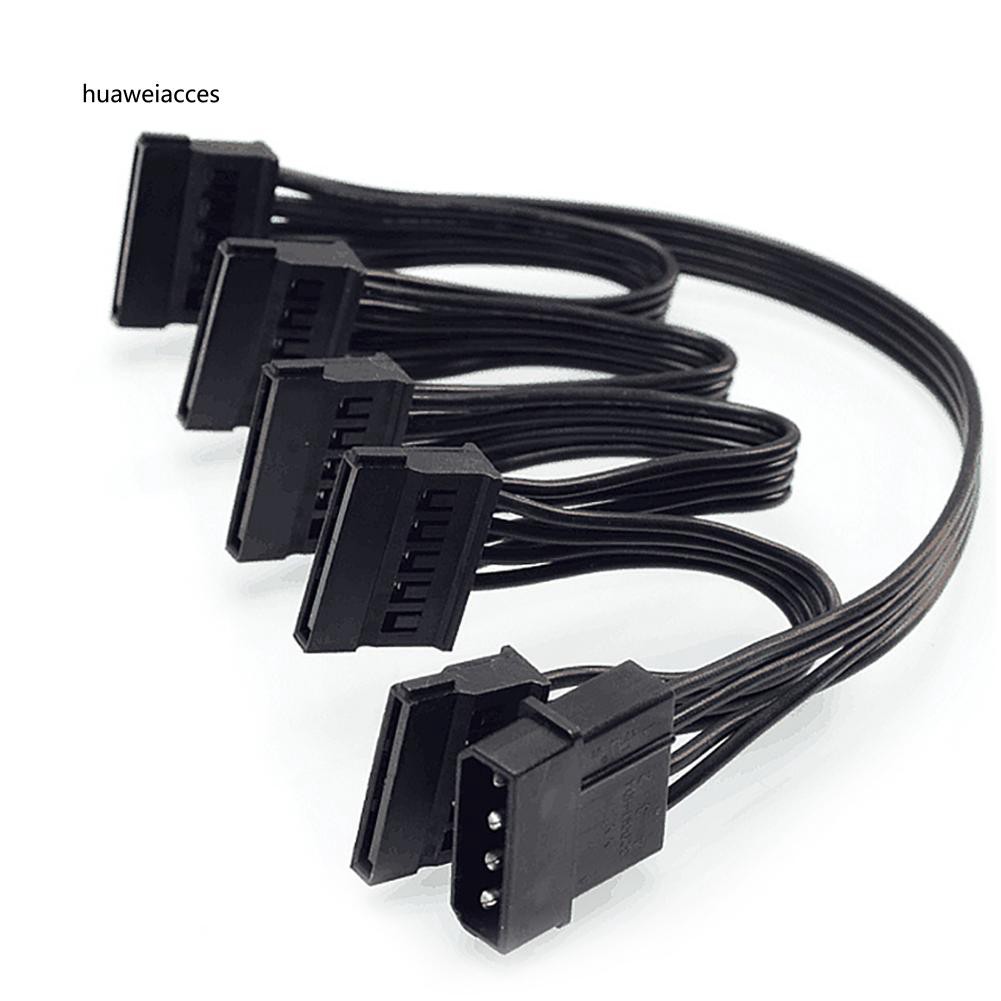 Dây cáp chia 4 pin 1 sang 5 IDE SATA 15Pin cho máy tính | BigBuy360 - bigbuy360.vn