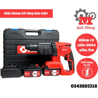 Máy khoan bê tông Ken 118v 3 chức năng động cơ siêu khỏe