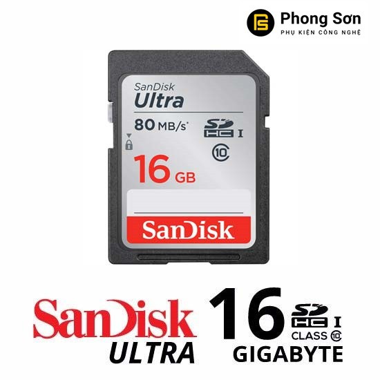Thẻ nhớ SDHC 16GB Ultra 533x 80mb/s SD | BigBuy360 - bigbuy360.vn