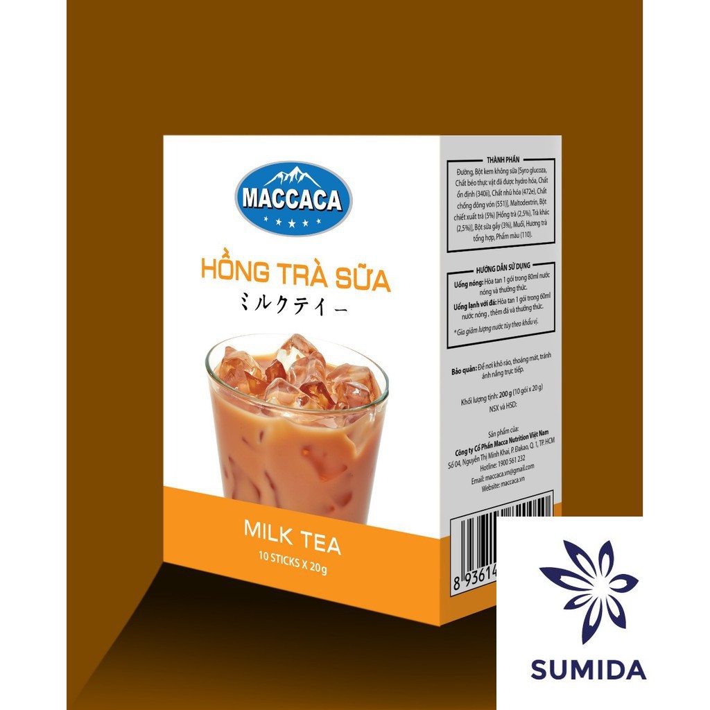 Hồng trà sữa MACCACA