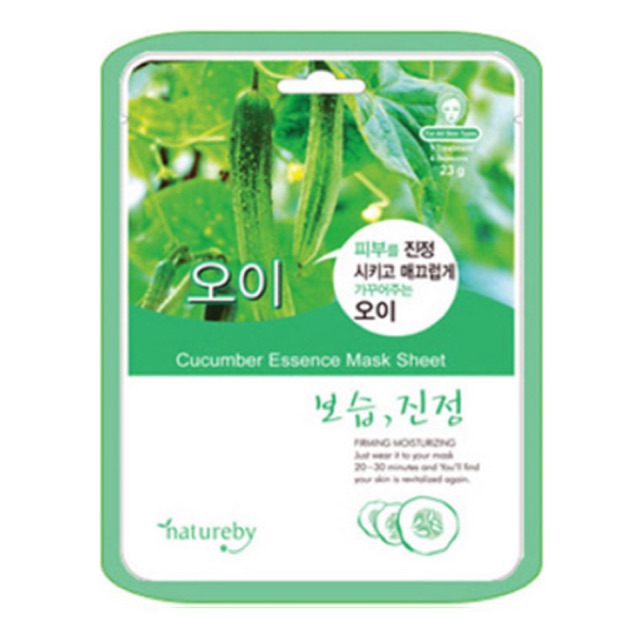 Mặt nạ giấy rau quả Natureby Essence Mask Sheet - Hàng chính hãng hàn quốc