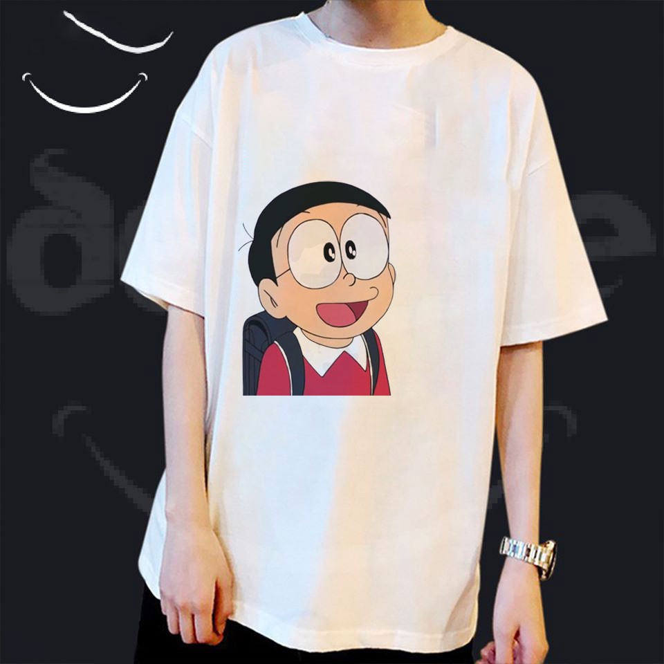 Áo Thun Phim Hoạt Hình Doraemon - Nobita ( Có Size Trẻ Em ) 56.60