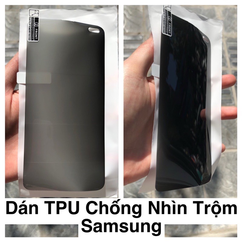 DÁN DẺO CHỐNG NHÌN TRỘM NOTE 20ULTRA, S22 ULTRA, S21ULTRA, S20ULTRA, NOTE 8, NOTE 9, NOTE 10PLUS, S10 PLUS
