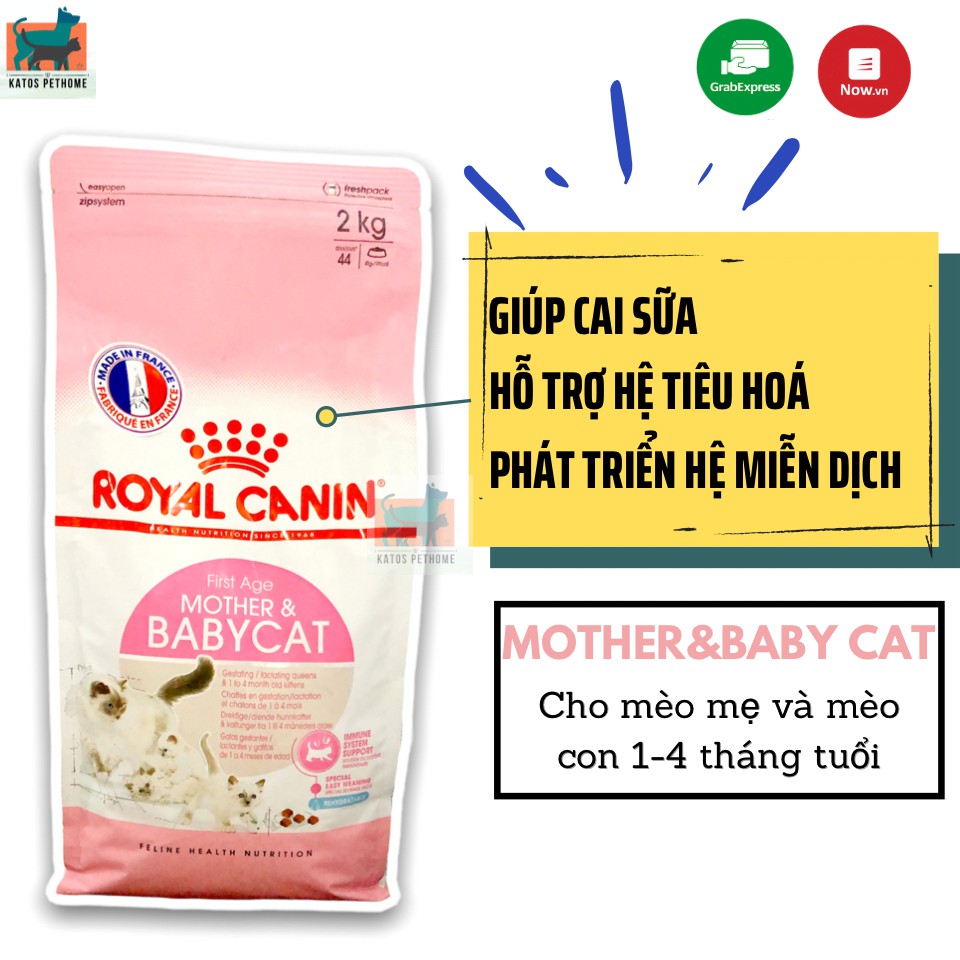 Royal canin Mother and Baby Cat 2kg nguyên