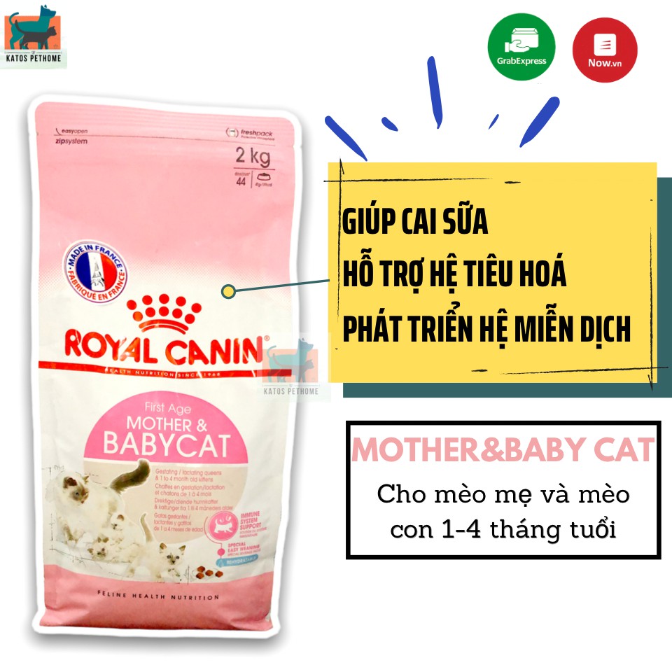 Royal Canin Mother and Baby Cat túi 4kg túi nguyên