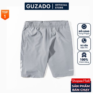 Quần đùi GUZADO (5 Màu), Vải Gió Mềm, Siêu Nhẹ, Dáng Thể Thao GSR01