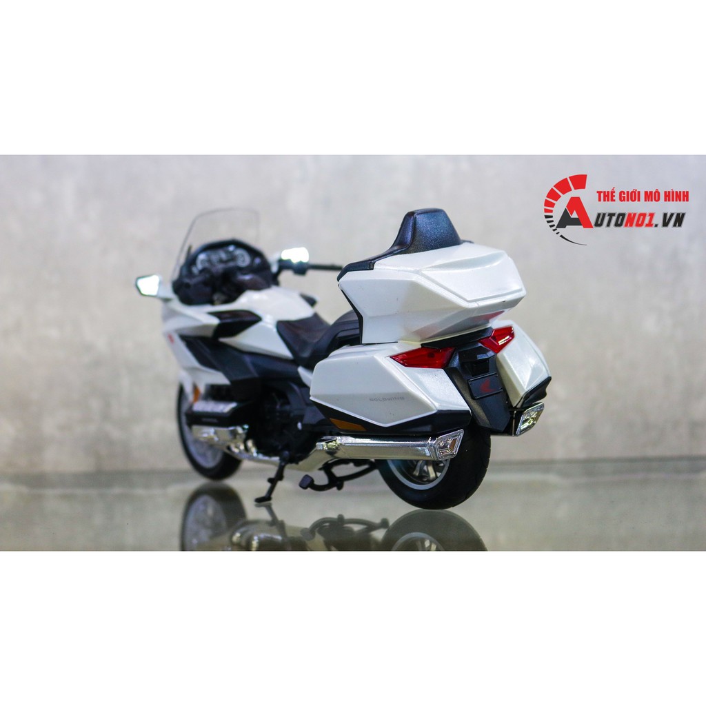 MÔ HÌNH XE HONDA GOLDWING 2020 WHITE 1:12 WELLY 7488