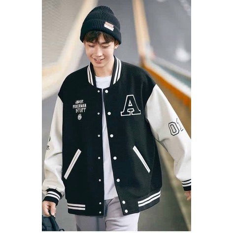 ÁO KHOÁC BOMBER NAM NỮ HẠO TIẾT CHỮ A SIÊU ĐẸP TRẺ TRUNG CÁ TÍNH VLTN FASHION