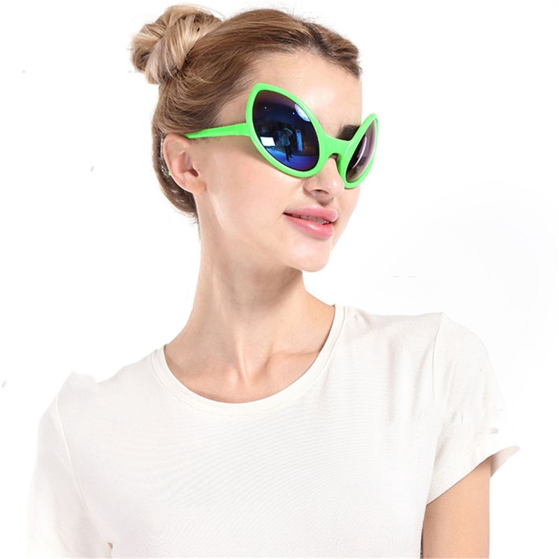 DE❀ ST❀Funny Alien Costume Mask Novelty Beach Sunglasses Halloween Party Favors Photo Props Supplies Toy
